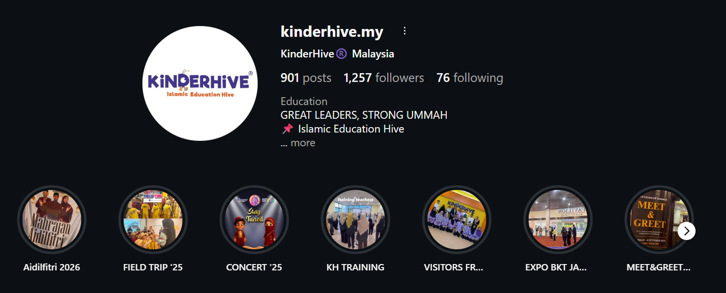 KinderHive - Instagram